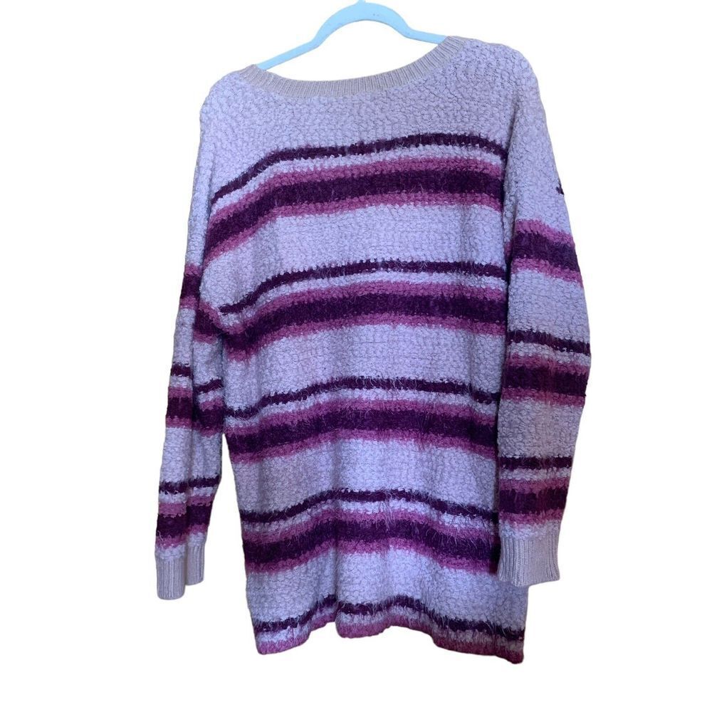 Torrid Plus Size 2x Multicolor Stripe Fuzzy Chunk… - image 4